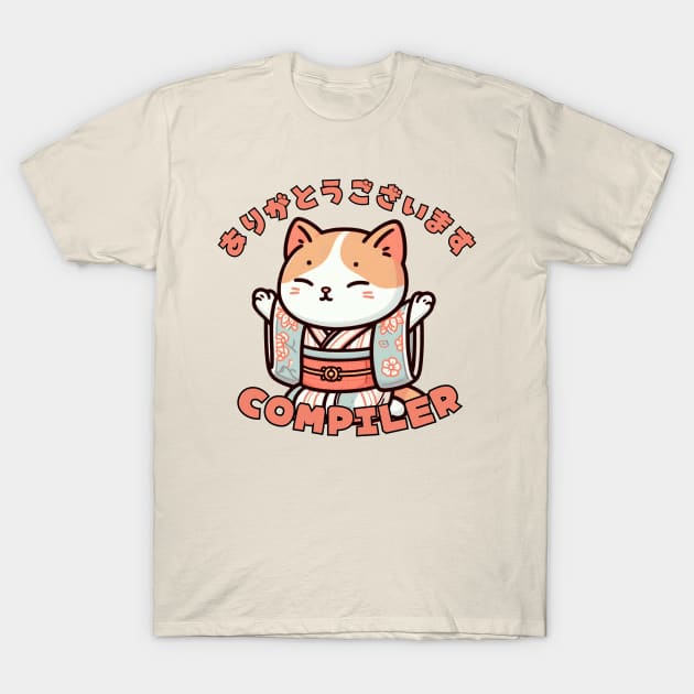 Neko programmer T-Shirt by Japanese Fever